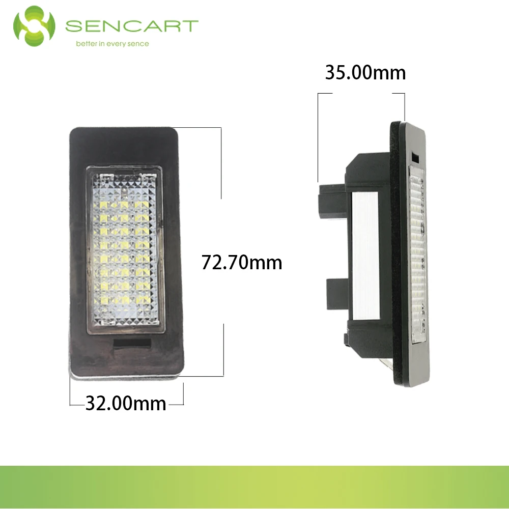 2 шт. E81 E82 E90 E91 E92 E93 E60 E61 E39 X1/E84 e помечено OBC Error Free 24LED 24SMD белая табличка с