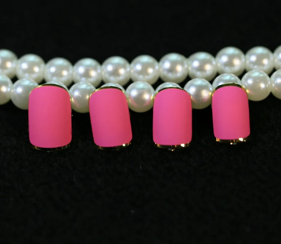 2017 милые накладные ногти на шпильках длинные французские дизайнерские с полным