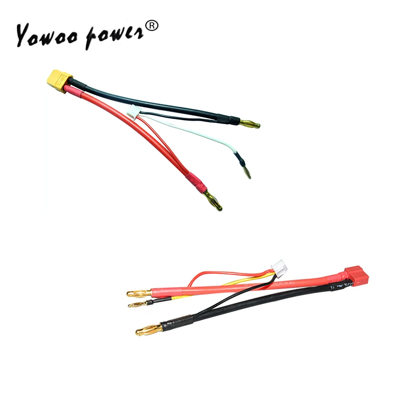 

4mm Bullet Banana to Female T-DEAN XT60 XT 60 XT-60 Plug For Hard Case LiPo Battery Lead Wire JST-XH Balance 12awg Silicone wire