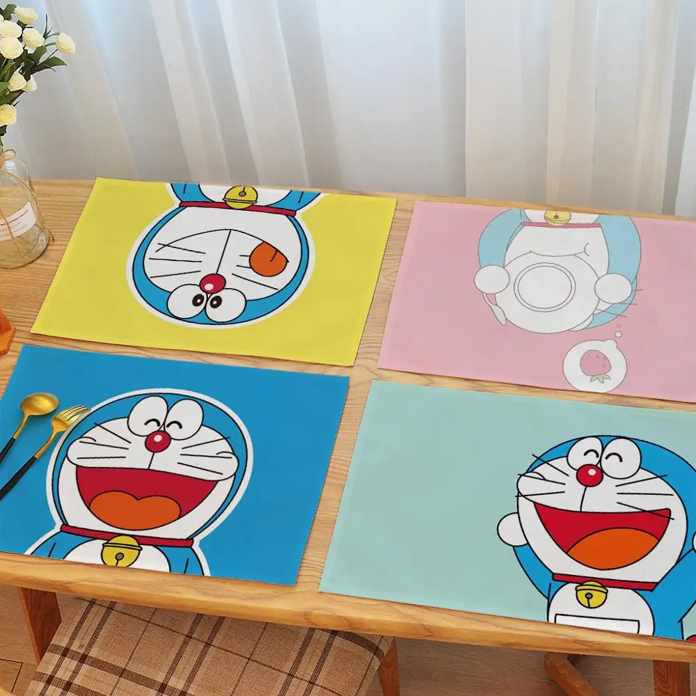 Школьные коврики Doraemon 2 шт. водонепроницаемые для стола детские столовые приборы