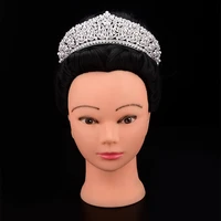crown headband fashionable pearl design wedding hair accessories luxury jewelry for women aaa zircon bc4955 corona princesa