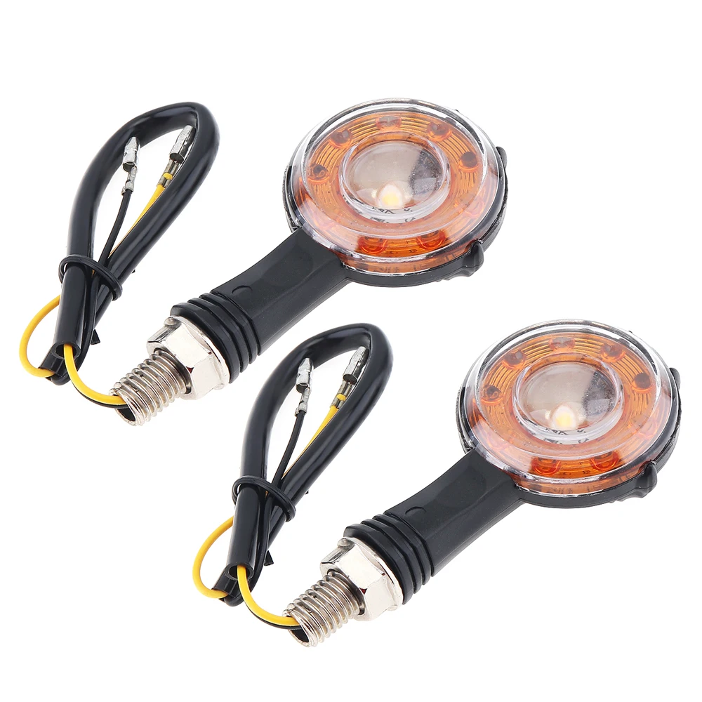 Универсальный мотоциклетный сигнал поворота 2 шт. 12 В ABS Желтый мигающий