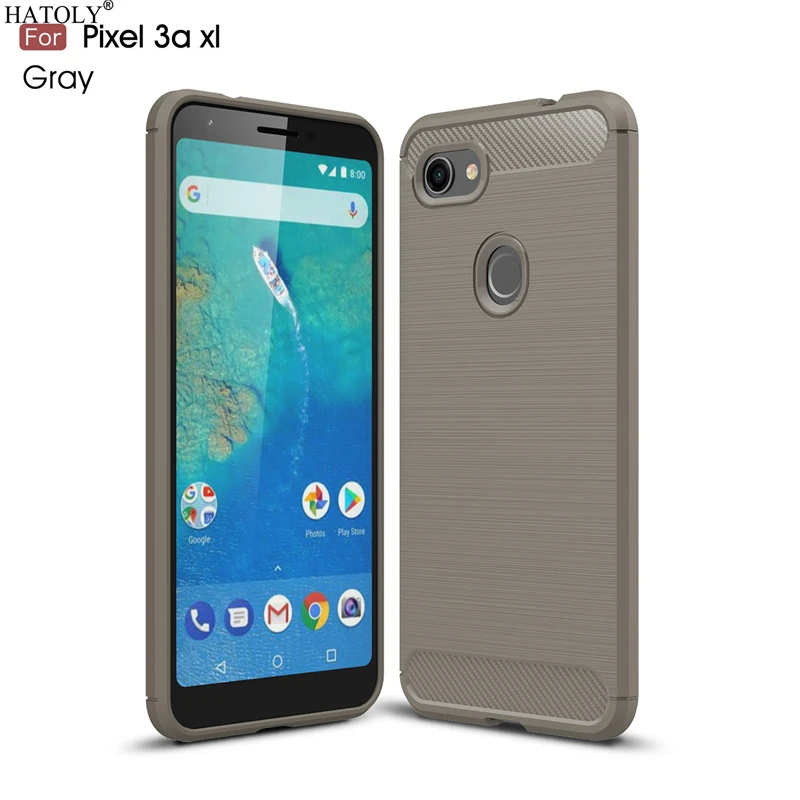 For Cover Google Pixel 3a XL Case G020C Business Style Silicone Rubber Soft TPU Bumper Phone 6.0&quot | Мобильные телефоны и