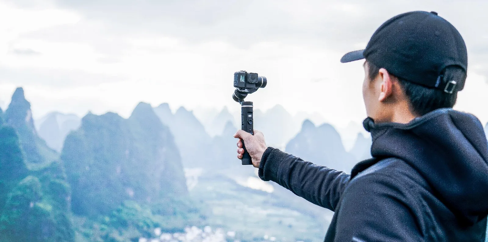 FeiyuTech G6 Gimbal Feiyu экшн-камера Wifi+ синий зуб oled-экран угол для Hero 6 5 4 RX0 с мини-штативом в подарок