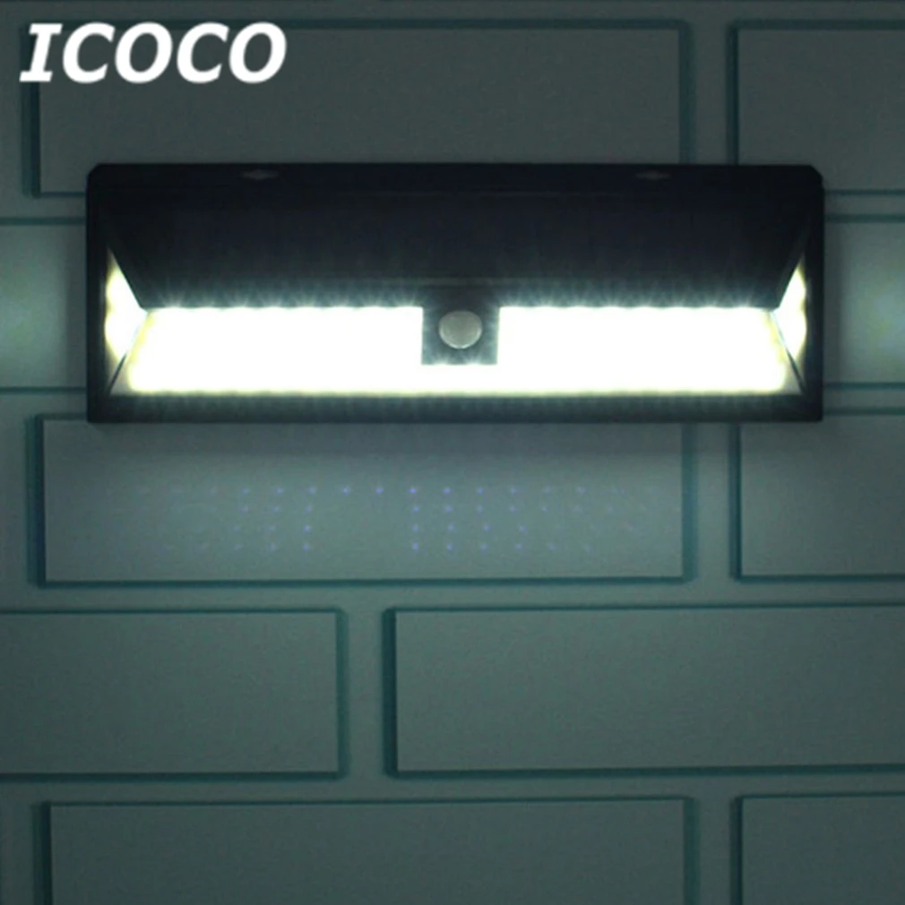 ICOCO водонепроницаемый 80 LED Солнечный свет безопасности датчик движения Наружное