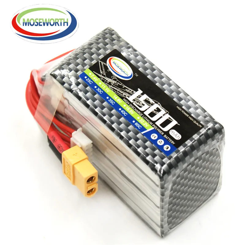 Аккумулятор Lipo 6S 22 2 в 1500 мАч 35C для игрушек с дистанционным управлением модель