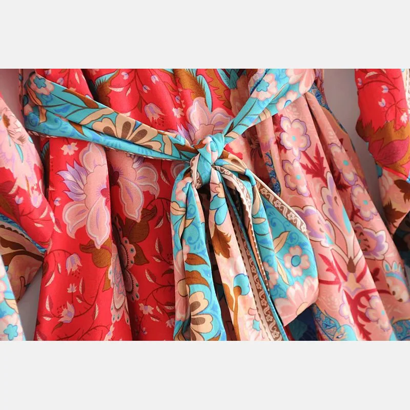 Новинка 2019 женский короткий комбинезон с цветочным принтом и длинными рукавами