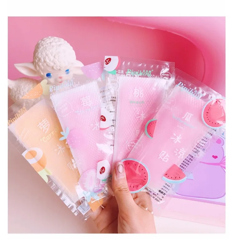 2 шт./компл. охлаждающая гелевая повязка для лихорадки и головной боли холодной