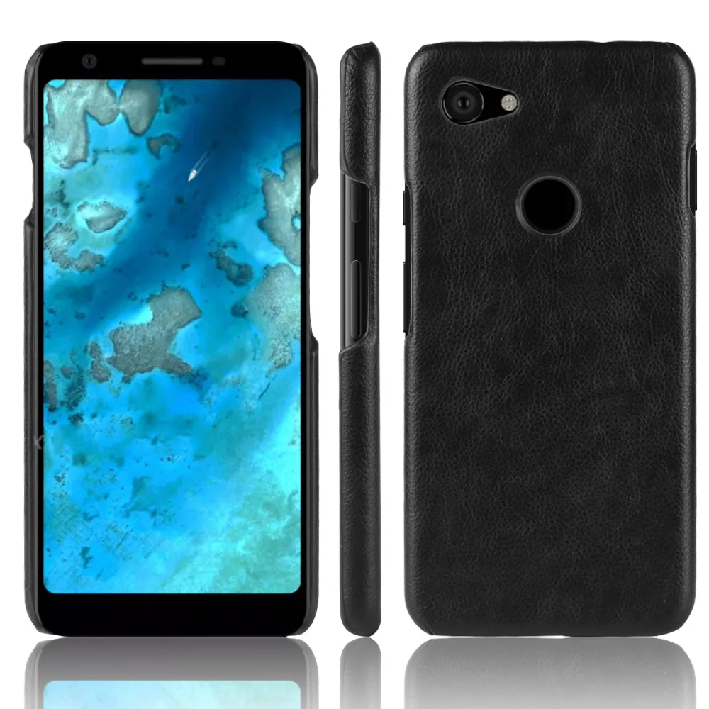 Кожаный жесткий чехол личи для Google Pixel 3A 3 XL Pixel3 LG Q7 G8 V40 V50 ThinQ K40 K12 Plus Stylo 5 |