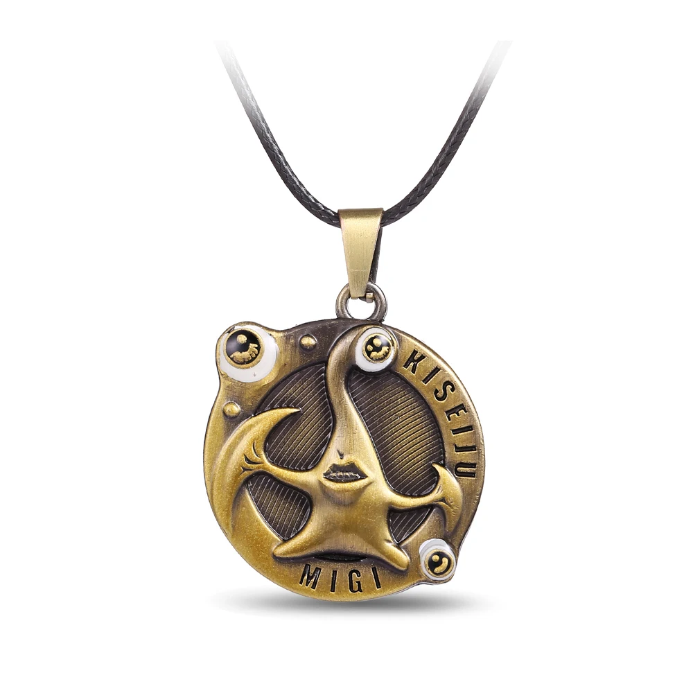 MOSU Горячие anmie паразитную зверь Бронзовый кулон &amp ожерелье нержавеющая сталь