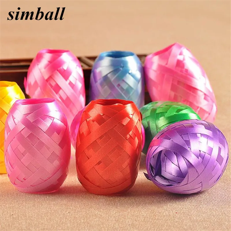

6 pcs/set 5mm*10m Foil Balloons Ribbon Wedding Gift Party Birthday Wedding Decoration Balloons Accessories Birthday Party Supply
