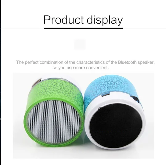 Портативный цветной светодиодный светильник мини bluetooth колонка беспроводной