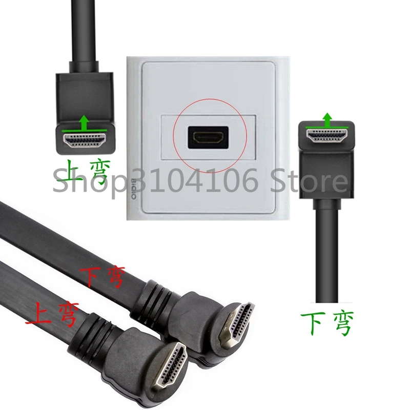Плоский HDMI совместимый Удлинительный кабель типа А 19pin папа hdmi A мама для HDTV 1080p|flat