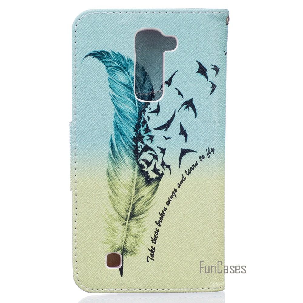 Для Coque LG K10 LTE чехол для Fundas M2 K420N K430 K430ds 5.3 дюймов + подставка визитница Капа |