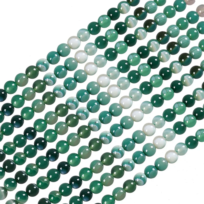 Натуральные Зеленые Бусины из камня рассыпчатые бусины аксессуары от
