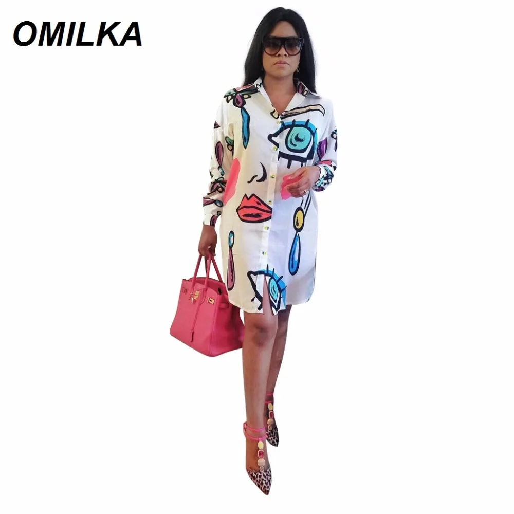Женская рубашка в стиле хип хоп OMILKA розовая белая оранжевая Повседневная