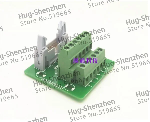 1pcs/lot new IDC12P repeater terminal 12P horn PLC 12pin Terminal platform 12 core | Компьютеры и офис