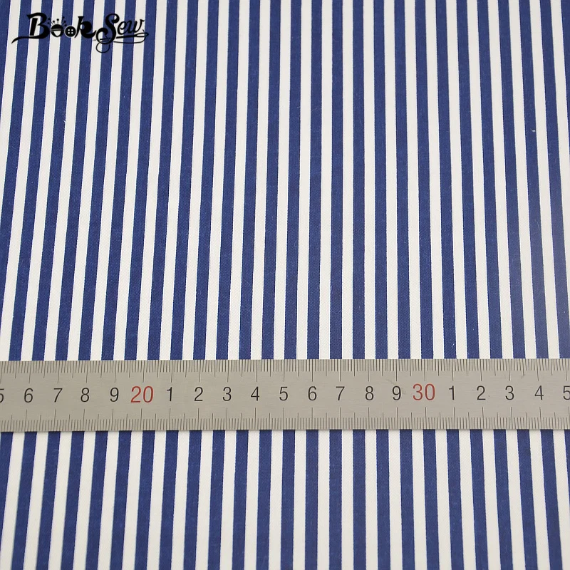 Booksew Текстиль для дома синие полосы Дизайн Вышивание Материал кровать Лист DIY