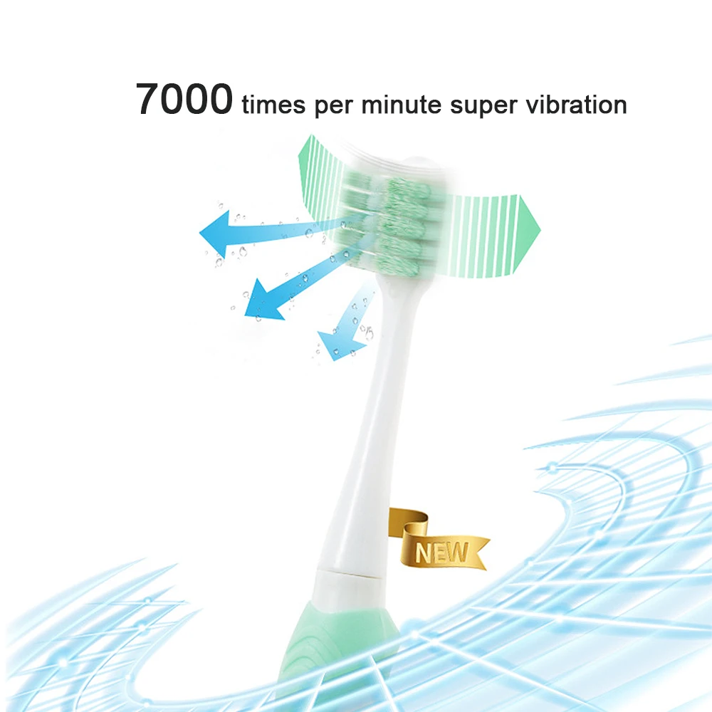 AZDENT 2 шт. электрическая зубная щетка разного типа с двумя чистыми отбеливающими