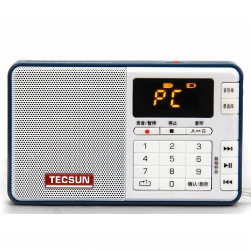 TECSUN Q3 портативный FM радио цифровой MP3 плеер поддержка рекордер радио TECSUN регистратор эфира для обучения встречи прямая поставка