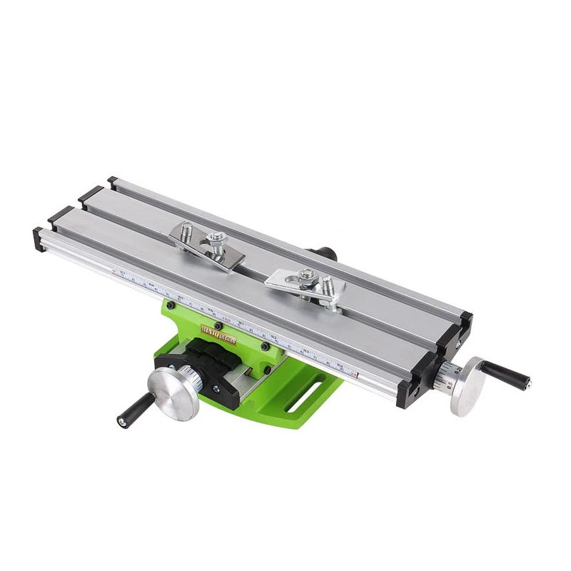 Multi-purpose Drill Milling Machine Vise Mini Compound Bench Bracket Aluminium Alloy Cross-slide Table Carriage Adjustable