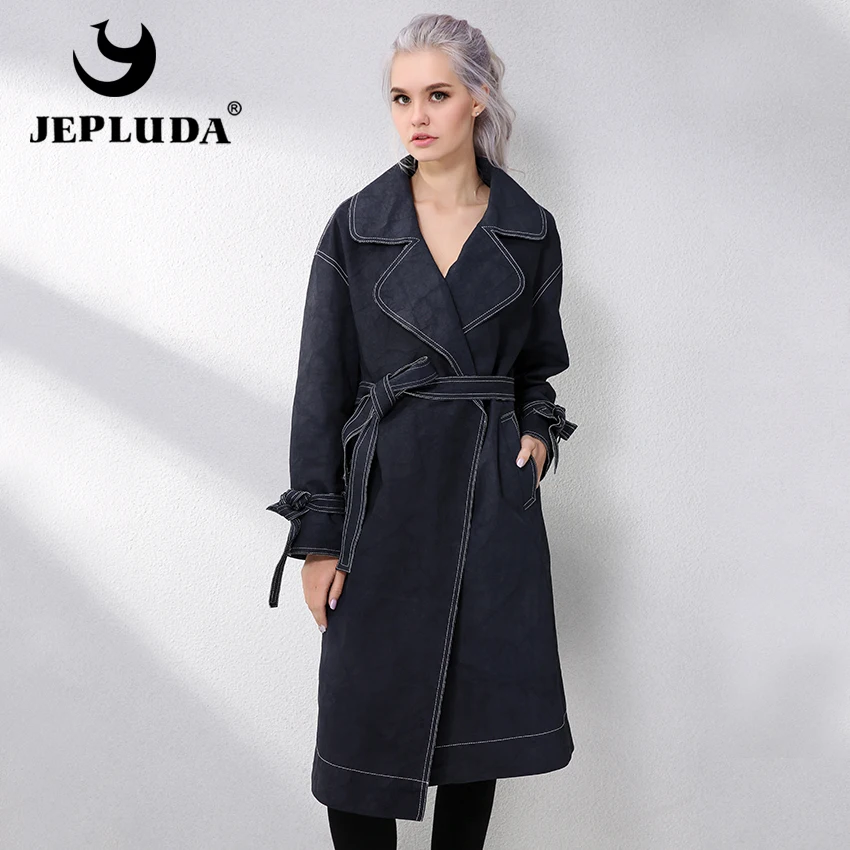 JEPLUDA Куртка Женская Натуральная Кожа Овчина Пальто Женское Осень-Весна с