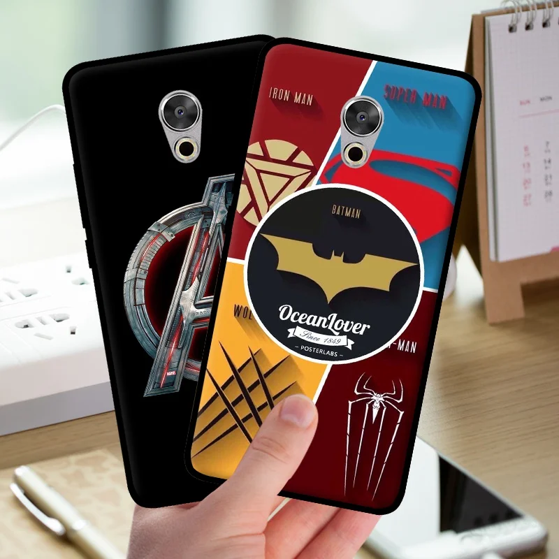 Чехол mosirui для Meizu pro6 plus силиконовый чехол мягкая оболочка телефона Marvel Comics паук