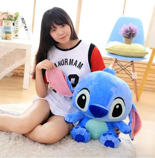 Бесплатная доставка 30/35 см милый мультфильм финансируемый Лило и Стич Плюшевые