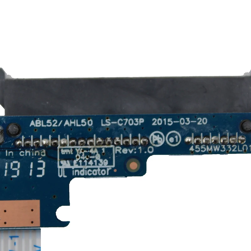 Кабель разъема HDD для HP 15 ac af ay ba bn 14 255 G4 G5 15t aj SATA жесткий диск SSD плата адаптера abl52