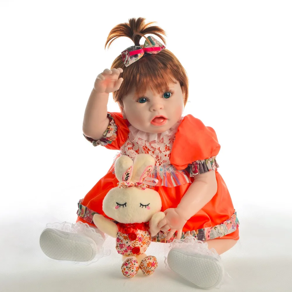 Кукла Reborn Baby силиконовая Реалистичная коричневая ручная работа|Куклы| |