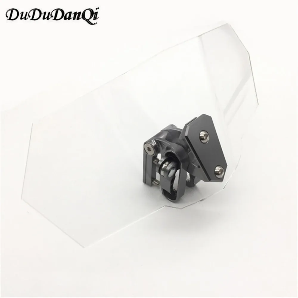 

Airflow Adjustable Windshield Clear Variable Spoiler Windscreen Wind Deflector For BMW HONDA YAMAHA DUCATI SUZUKI