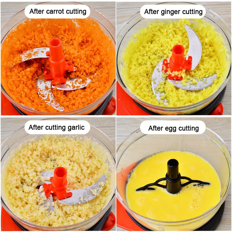 Домашняя Кухня Ручной Кухонный комбайн лезвие из нержавеющей стали Машина Для