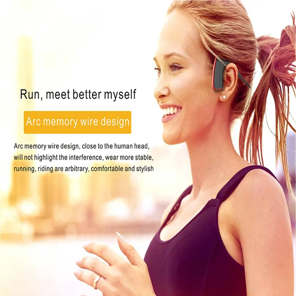 Ostart новые наушники с костной проводимостью Беспроводная стерео-гарнитура Bluetooth