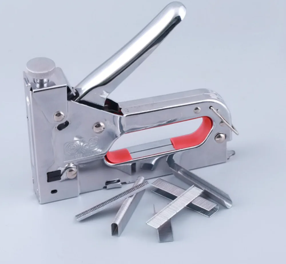 3-way Nail Staple Gun Furniture Stapler Manual Stapling machine Home Workshop Kitchen Tools | Дом и сад