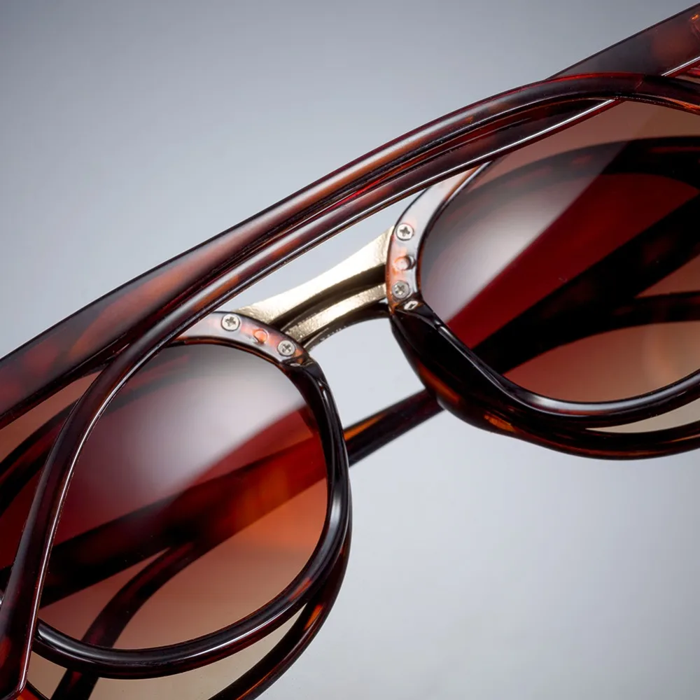 2017 Новая мода мужские солнцезащитные очки Брендовая дизайнерская обувь круглый