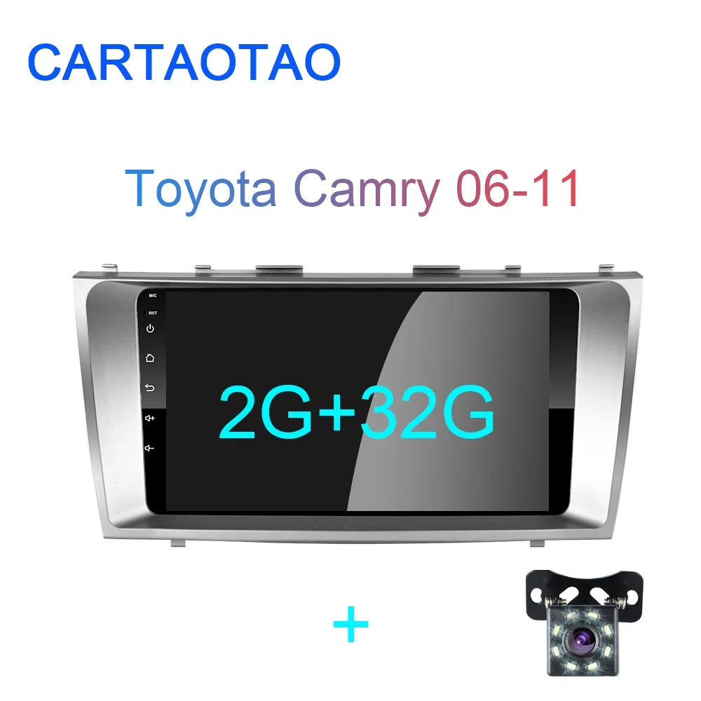 2G-32G-SXT 2G+ 32G " 2din Android 8,1 GO машинный DVD проигрыватель для Toyota Camry 2006 2007 2008 2009-2011 автомобиль радио gps навигации WI-FI плеер - Цвет: 2G-32G-SXT