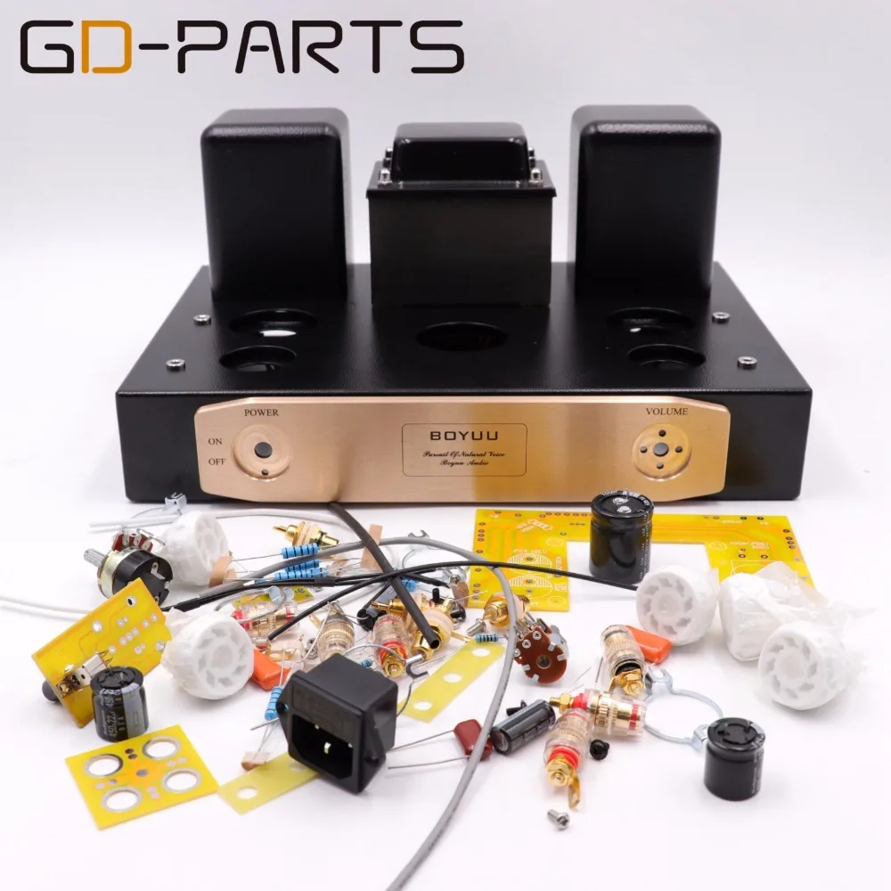 Hifi ламповый усилитель DIY наборы класса A одиночный конец EL34 ламповый Интегрированный усилитель винтажный ламповый аудио усилитель ручной Проводной 1 комплект