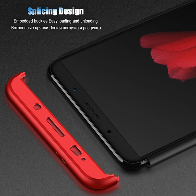 LuckGuard Luxury 360 Degree Full Body For Huawei Honor 8 9 6X Nova 2 Plus 2S Slim Matte Plastic Cover Mate 10 Pro |