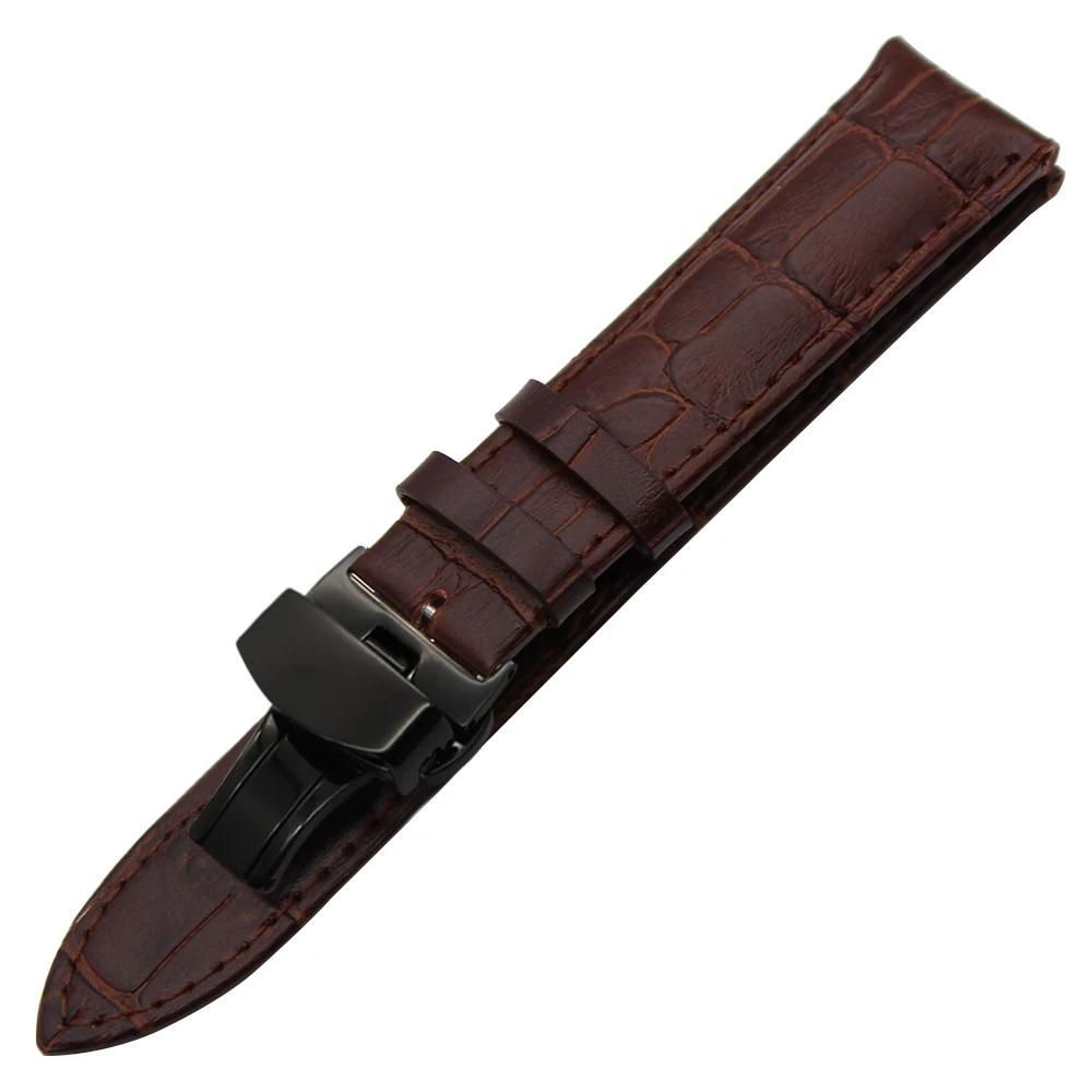 Ремешок из натуральной кожи для наручных часов Panerai часы PAM однотонный стальной