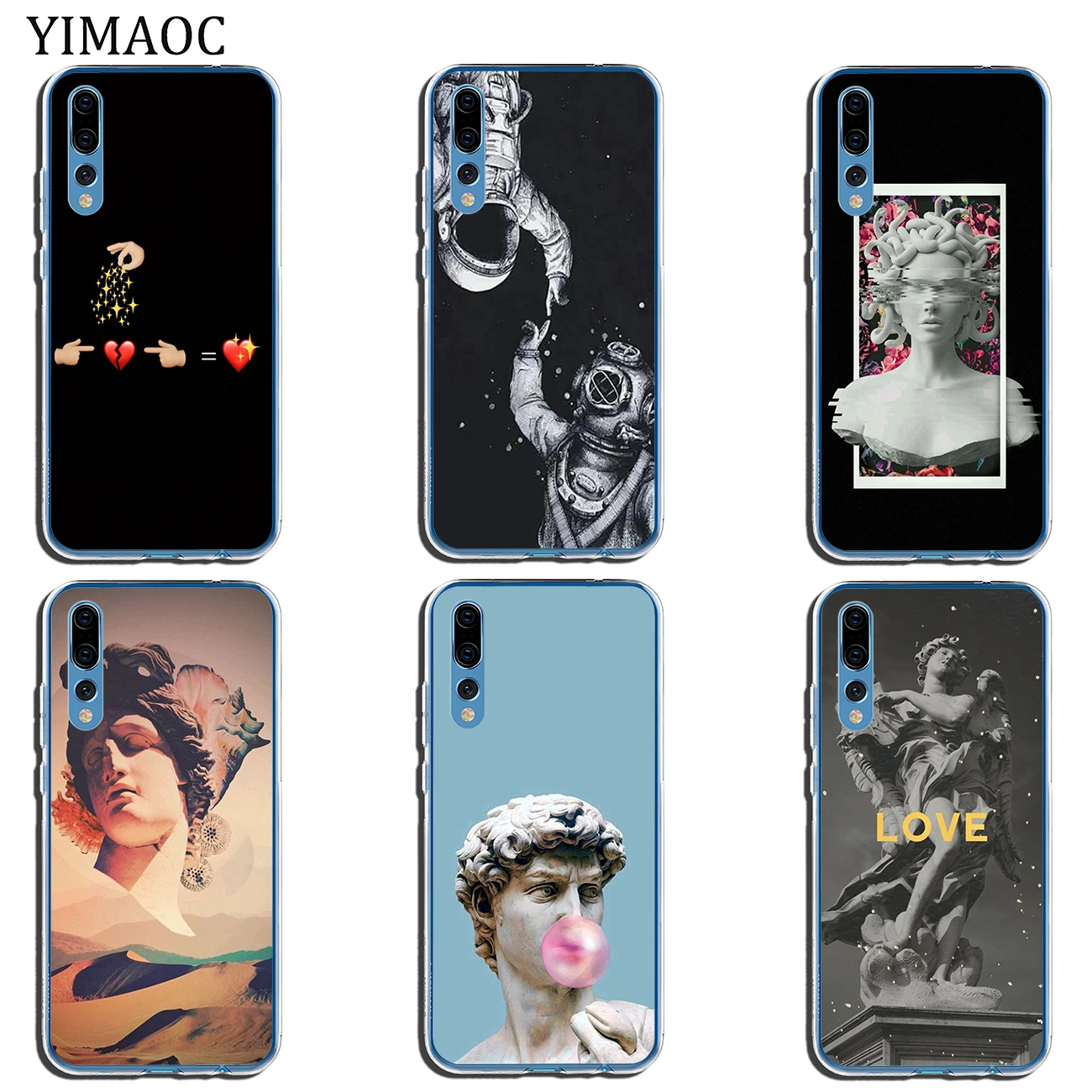 Определенно не история любви estatuas griegas мягкий чехол для Huawei P30 P20 Pro P10 P9 P8 Lite 2016 2017 P