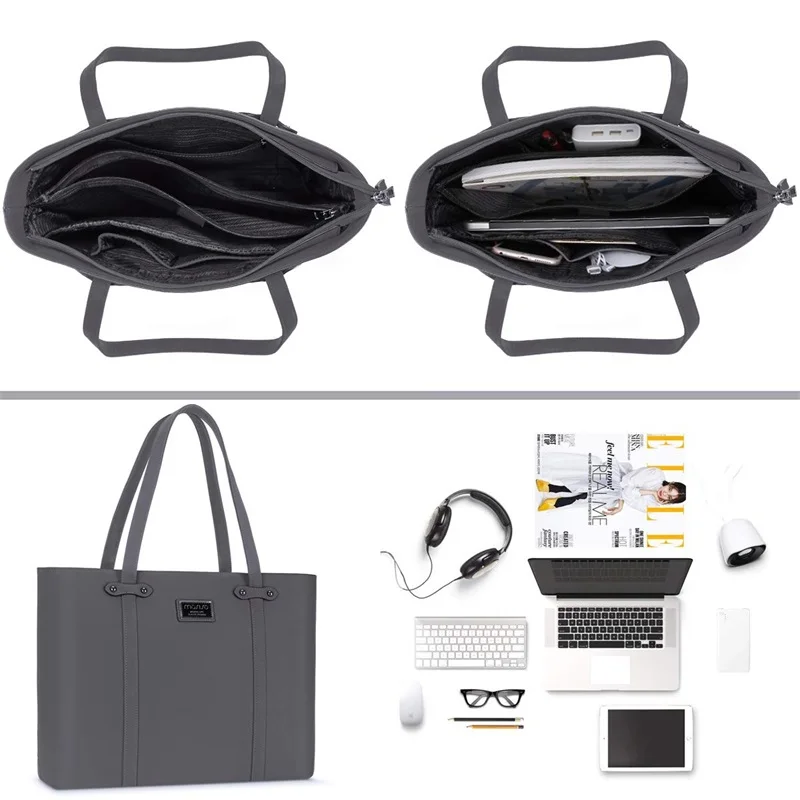 MOSISO модная новая сумка для ноутбука из искусственной кожи женщин 13 14 15 дюймов