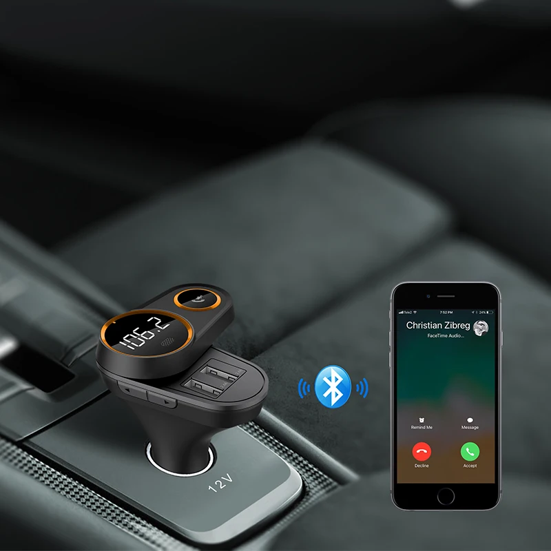LCAV автомобильное зарядное устройство Bluetooth fm передатчик MP3 плеер ручной комплект