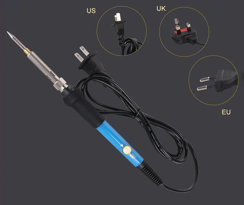 110V/220V Temprature Adjustable Soldering Iron Carving Pyrography Tool Wood Embossing Burning Pen Kit