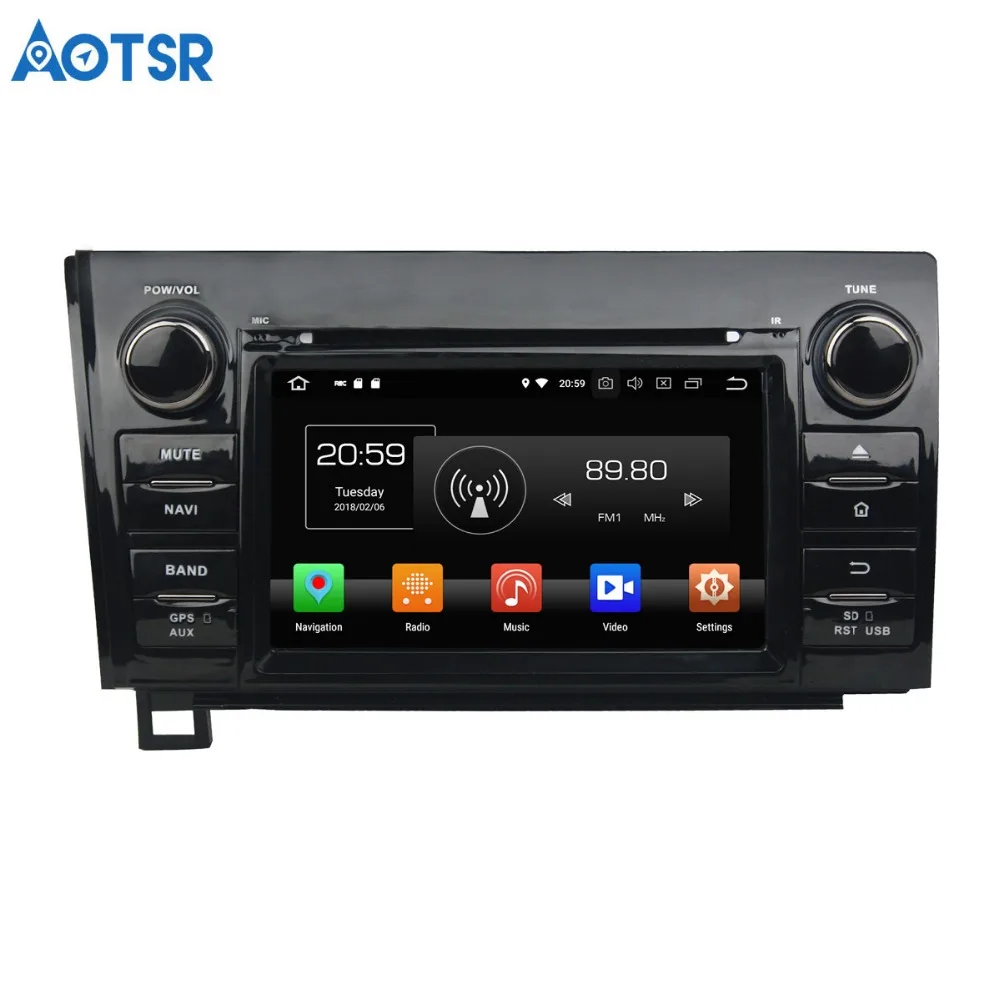 Автомобильный DVD плеер Aotsr Android 8 0/7 1 С GPS навигацией для Sequoia /Tundra 2010 2012
