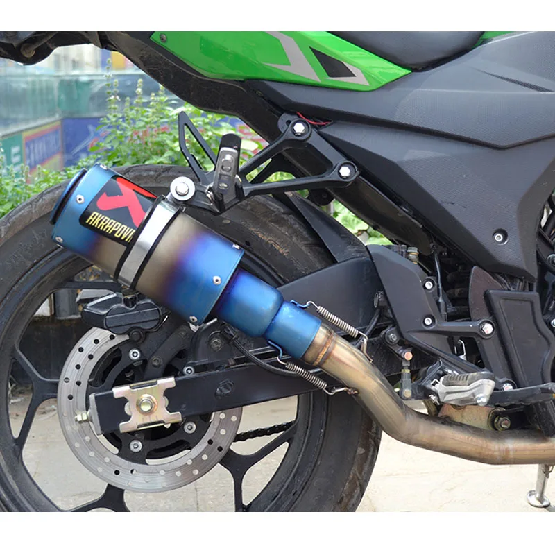Akrapovic Мотоцикл выхлопная труба глушителя Racing выхлопных газов Универсальный из