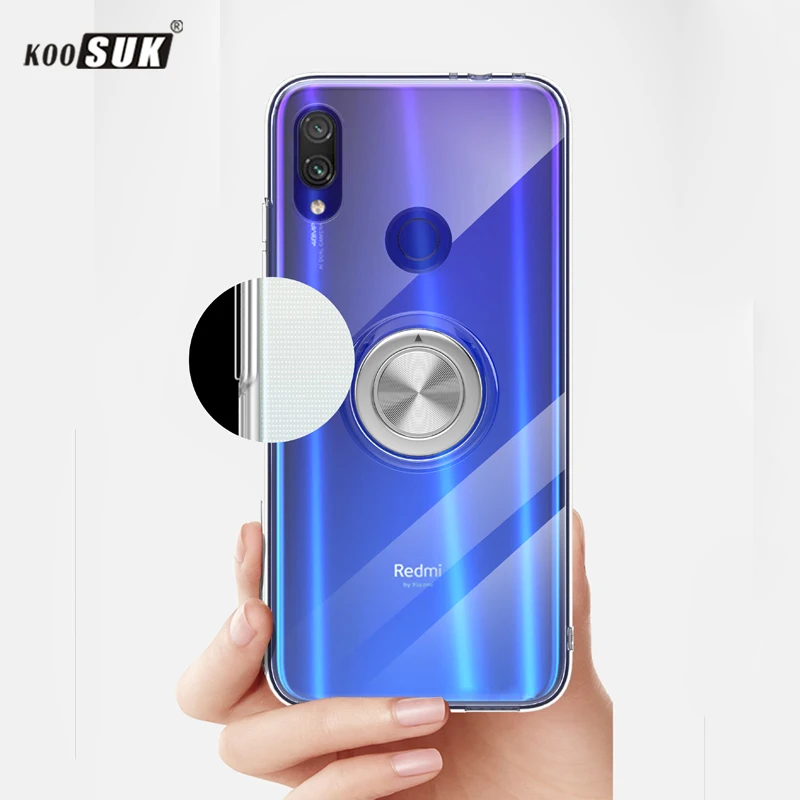 Чехол для Redmi 7 чехол Xiaomi Note M1901F7C Роскошный прозрачный силиконовый Магнитный Pro