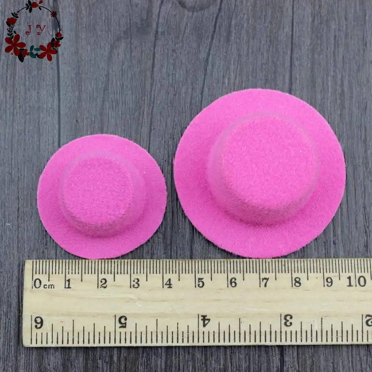 Фетровая короткая плюшевая мини шляпа для новорожденных 30 шт./лот 4 5 см|accessories