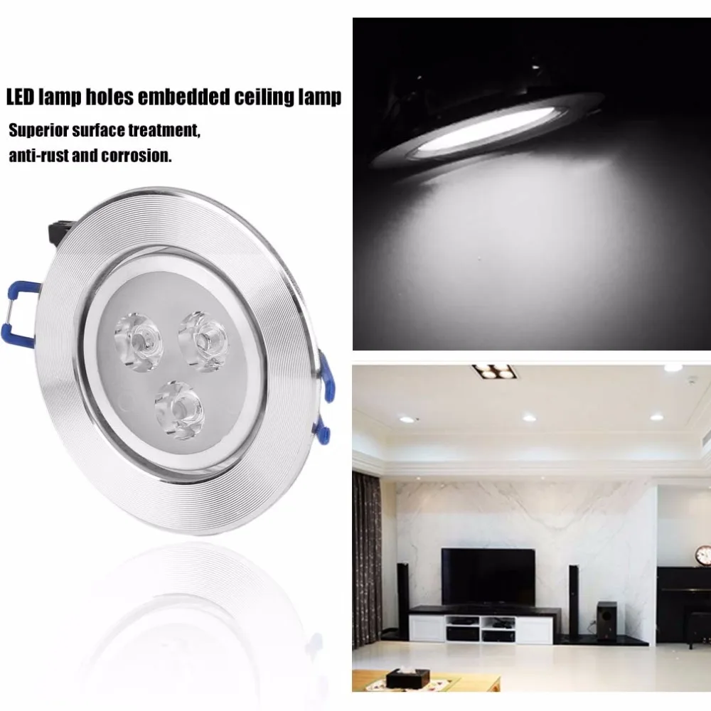 Новый 3 Вт LED Оптимизированный дизайн утопленный потолочный светильник Точечный