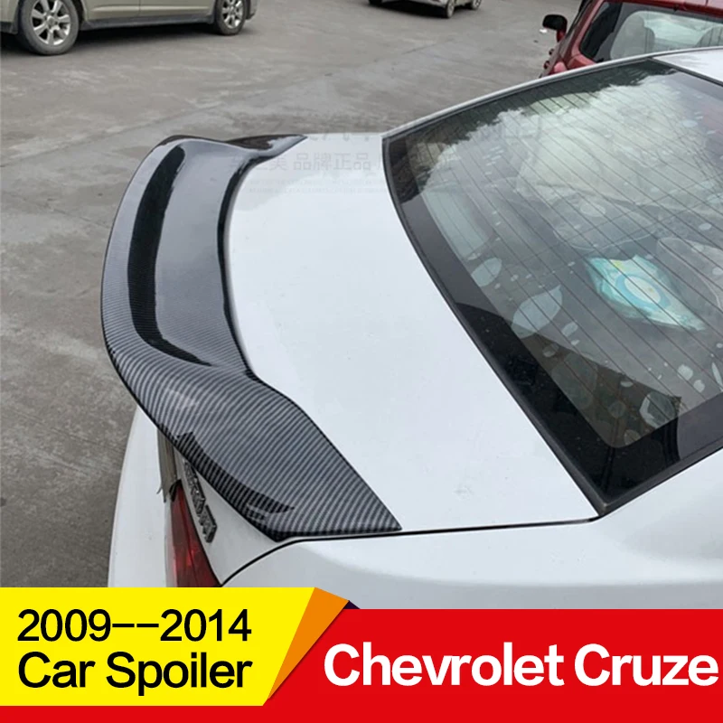 Используется для Chevrolet спойлер Cruze 2009 10 11 12 13 14 лет Глянцевая углеродное волокно/FRP старый Cruze заднее крыло R стиль аксессуары