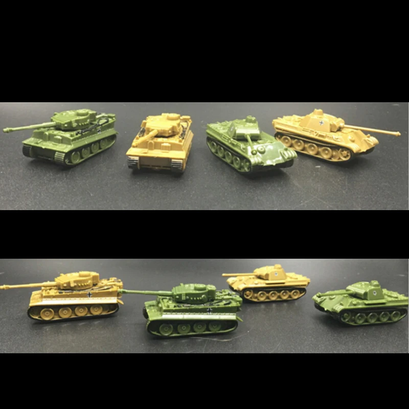16 шт. набор 1:144 4D тяжелый танк модель игрушки немецкий VI Ausf. Модель тяжелого танка E